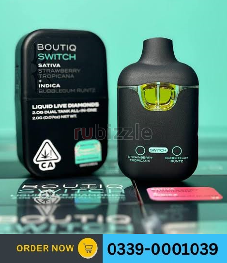 Boutiq Switch 3-in-1 Liquid Live Diamonds Disposable Vape 2g In Pakist