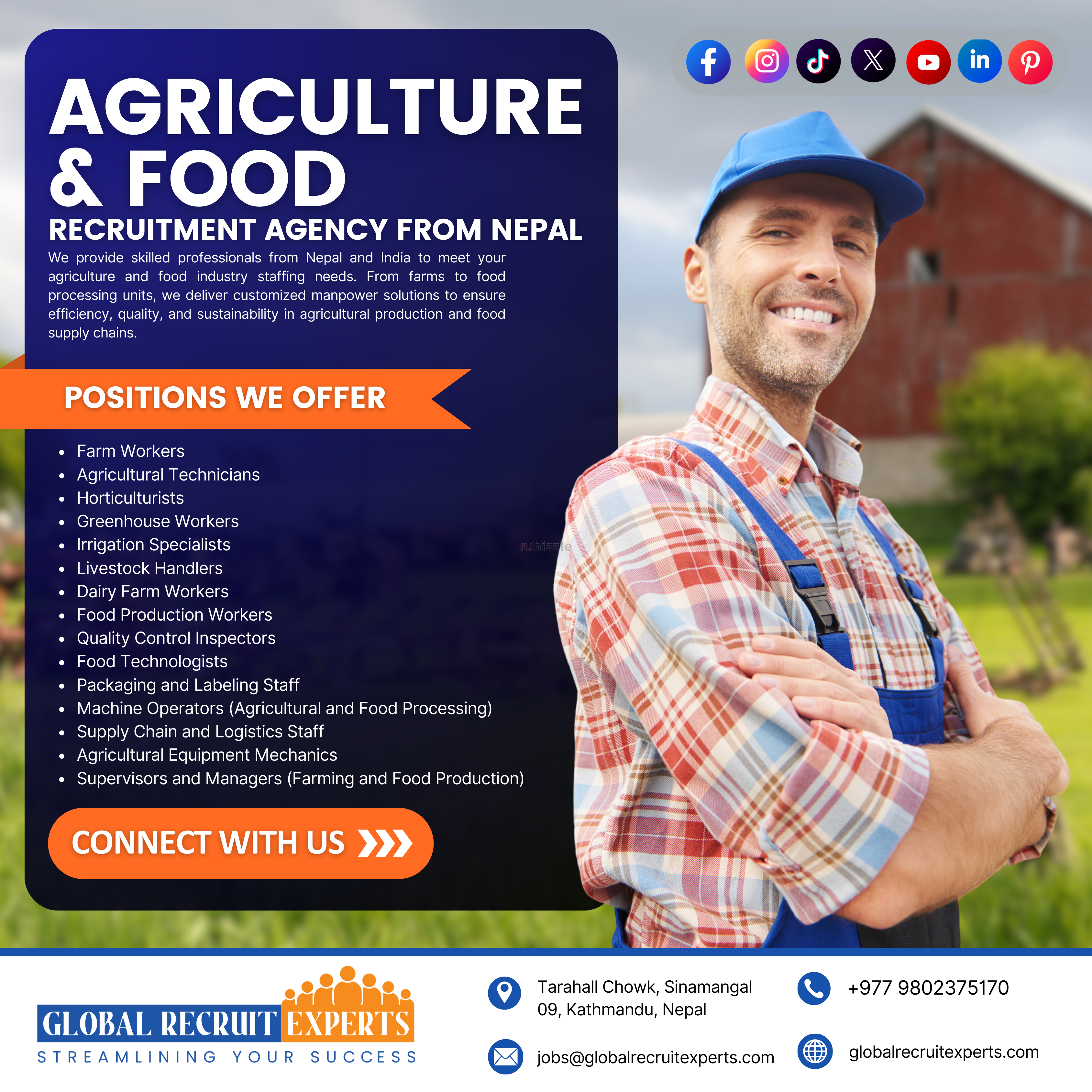 Agriculture and Food Recruitment Agency in Nepal