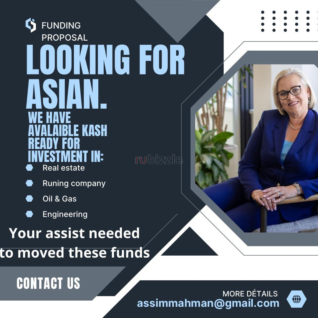 are you looking for funding ? yes you are rigth