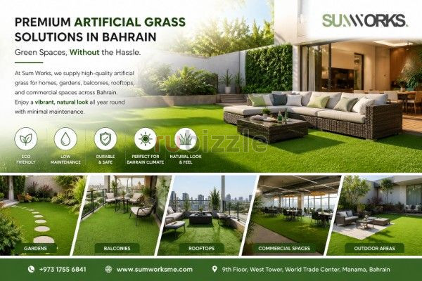 Quality Artificial Grass Suppliers in Bahrain for Homes & Businesses